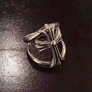 14 Kt Hallmark Real Solid White Gold Cross Engagement Ring Size 5,6-11