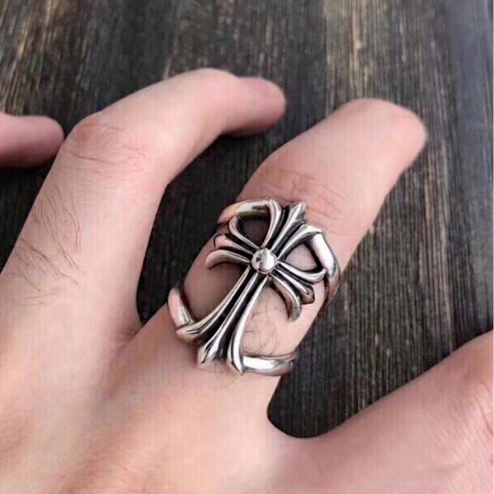 14 Kt Hallmark Real Solid White Gold Cross Engagement Ring Size 5,6-11