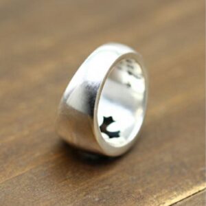 14 Kt Hallmark Real Solid White Gold Cross Engagement Ring Size 5,6-11