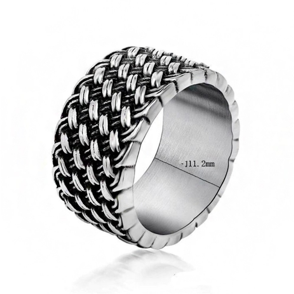14 Kt Hallmark Real Solid White Gold Criss Cross Band Ring Size 5,6-11