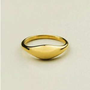 Fine Jewelry 22 Kt Hallmark  Solid Yellow Gold Curve Ring Size 5-10