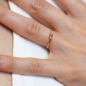 Fine Jewelry 22 Kt Hallmark  Solid Yellow Gold Stackable Ring Size 5-9