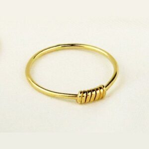 Fine Jewelry 22 Kt Hallmark  Solid Yellow Gold Stackable Ring Size 5-9