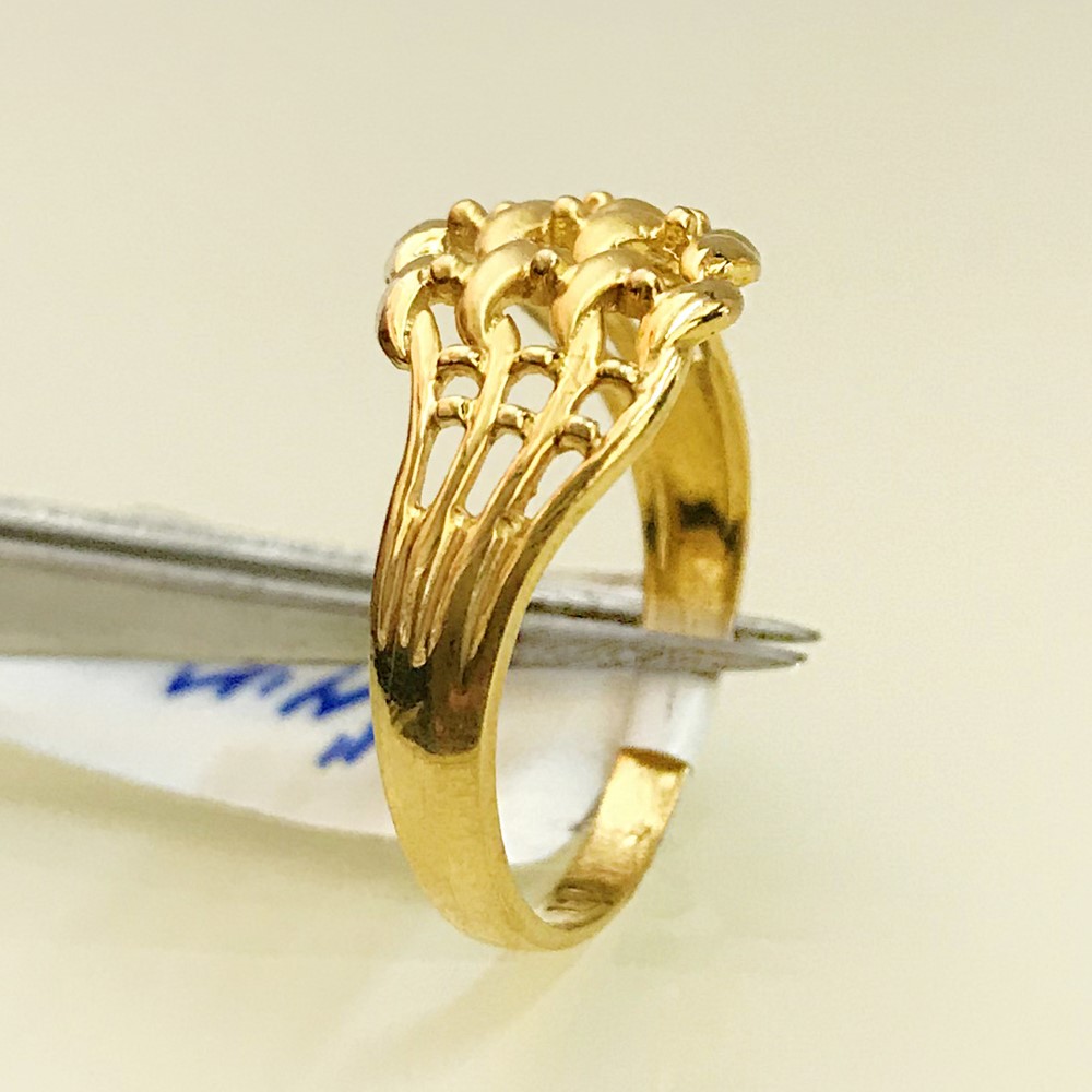 Fine Jewelry 18 Kt Hallmark Solid Yellow Gold Women'S Ring Size 5-9 - Image 5