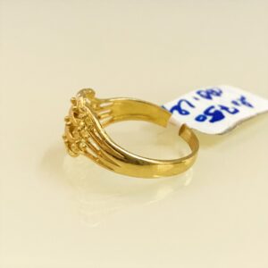 Fine Jewelry 18 Kt Hallmark  Solid Yellow Gold Women'S Ring Size 5-9