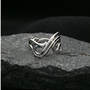 14 Kt Hallmark  Solid White Gold Wire Wrapped Women'S Ring Size 5-10