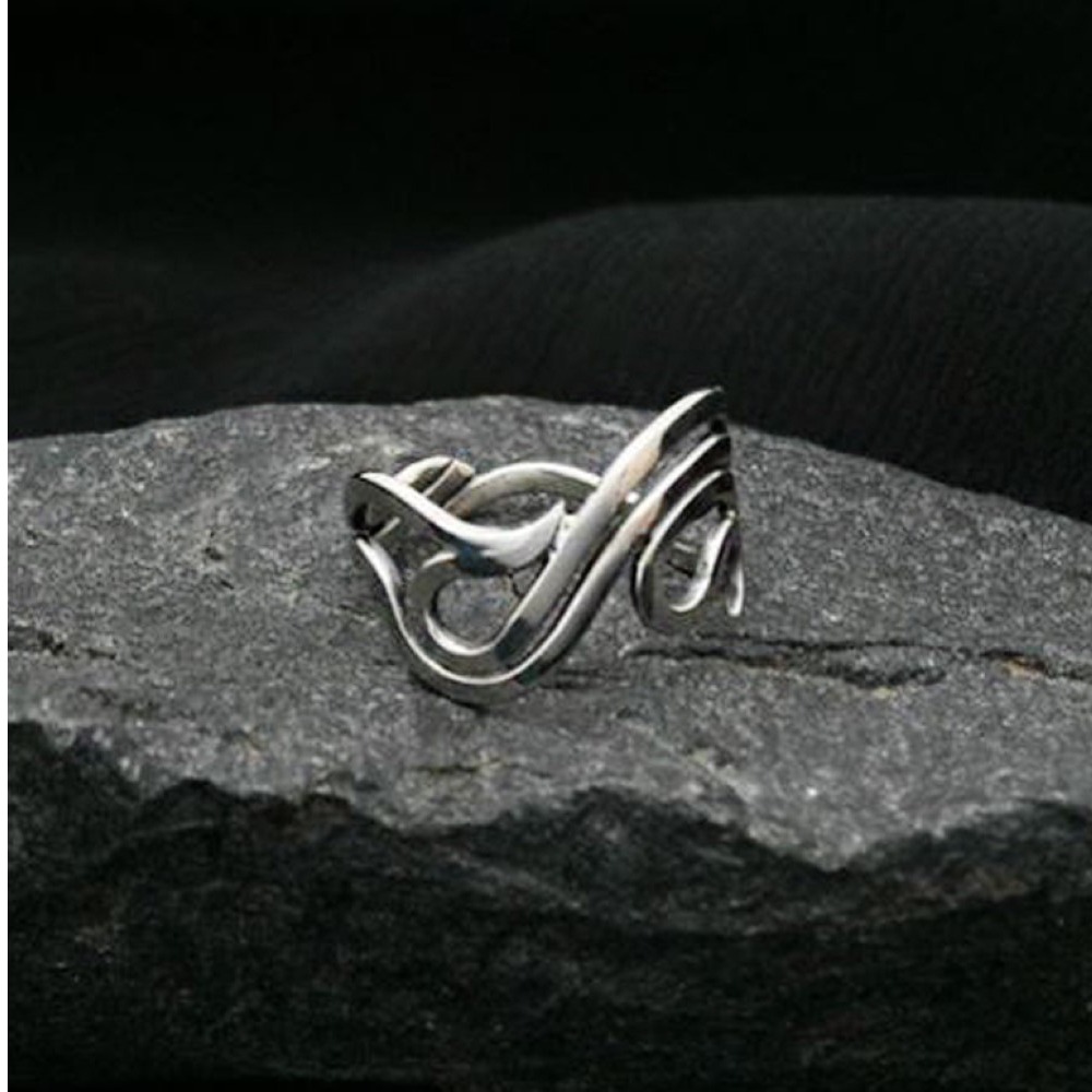 14 Kt Hallmark Solid White Gold Wire Wrapped Women'S Ring Size 5-10 - Image 3