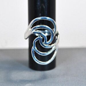14 Kt Hallmark Real Solid White Gold Engagement Women'S Ring Size 5-10