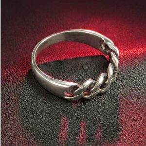 14 Kt Hallmark Real Solid White Gold Celtic Knot Ethnic Ring Size 5-10
