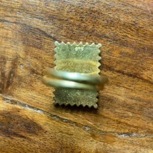 18 Kt Hallmark  Solid Yellow Gold Traditional Ethiopian Ring Size 6-10