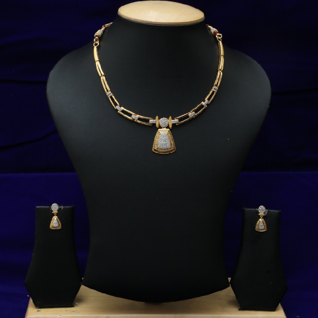 22kt Necklace Set CZS0028
