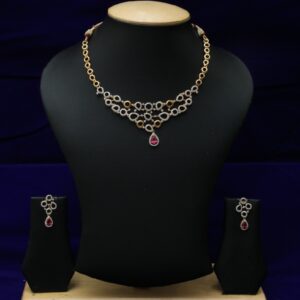 916 Diamond Necklace set CZS0022