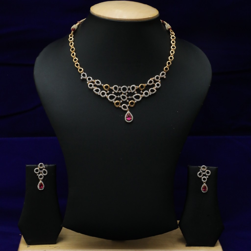 916 Diamond Necklace set CZS0022