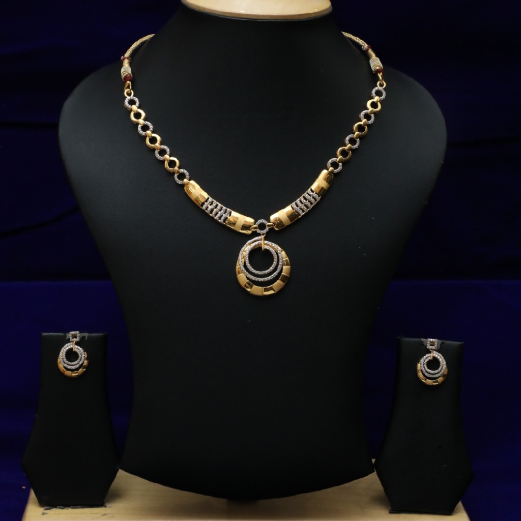 New Diamond 916 Necklace set CZS0024