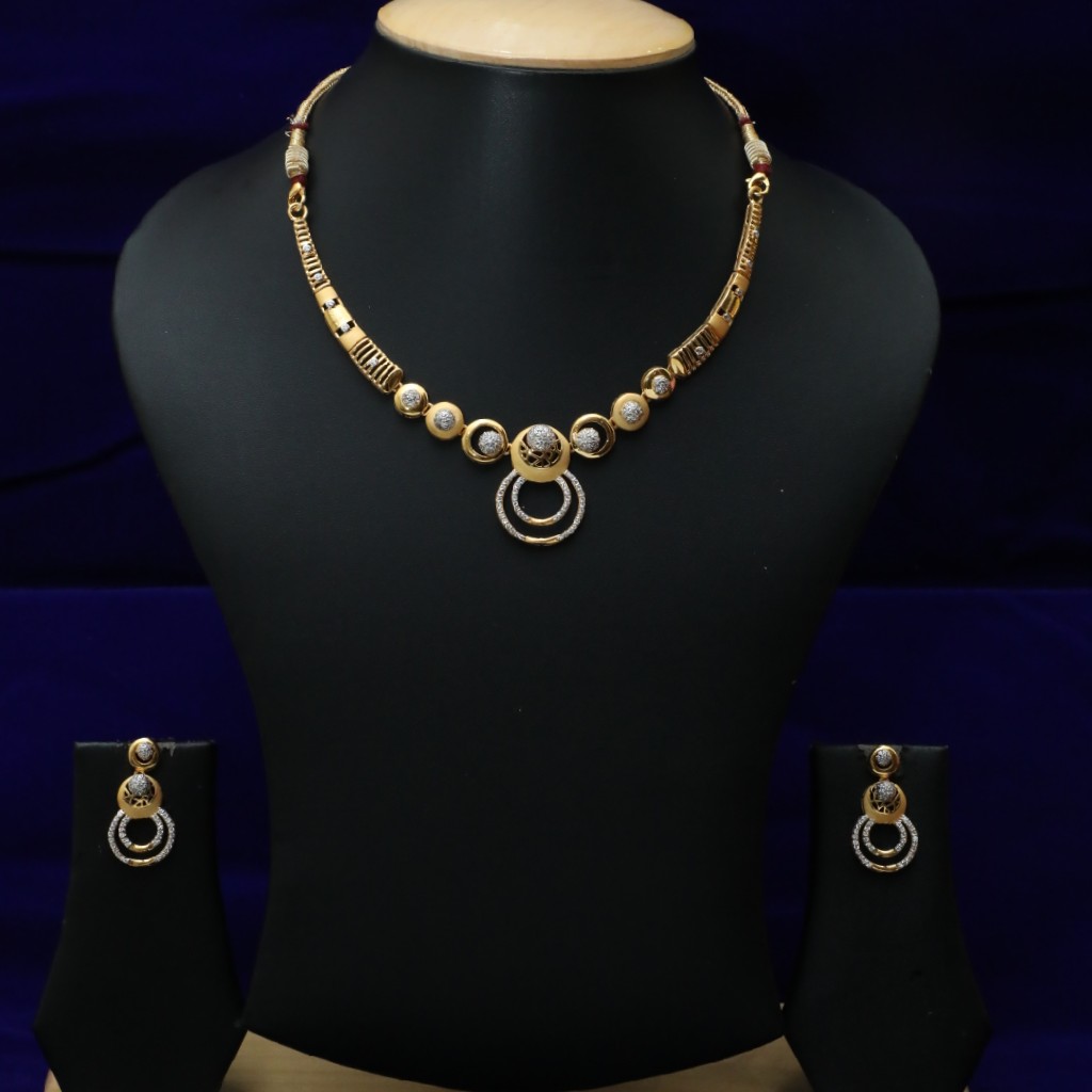 22kt Necklace Set CZS0026