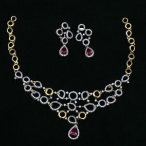 916 Diamond Necklace Set CZS0022