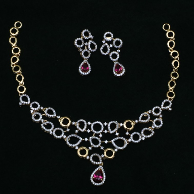 916 Diamond Necklace Set CZS0022