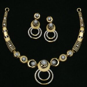 New Diamond 916 Necklace set CZS0026