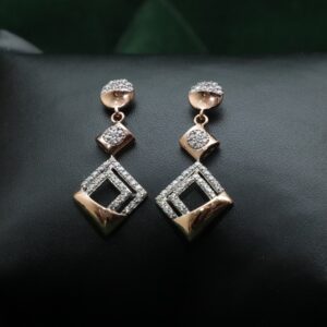 Rose Gold Fancy Earring ER0024