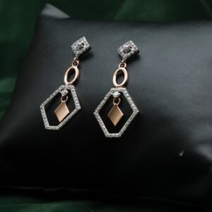 18KT Rose Gold Earring ER0021