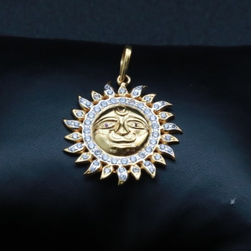 916 SUN Diamond pendant PN5776