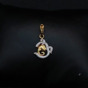 916 Om Ganpati Diamond pendant PN5422