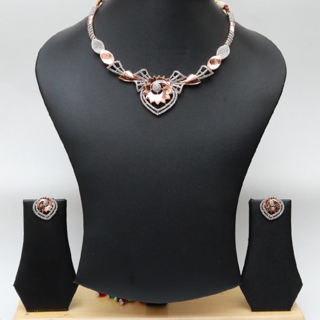 18kt Gold Delicate necklace set RNS002