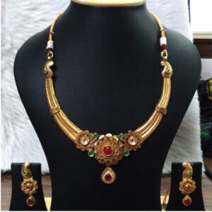 916 Gold Fancy Necklace Set