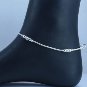 Silver Charms Sexy Rope Silver Anklets For Girls