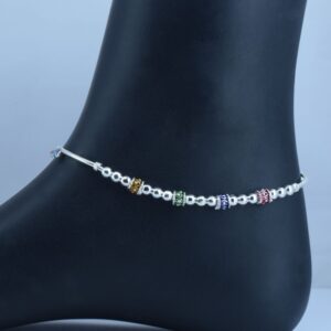 Silver Charms Sexy Rope Silver Anklets For Girls