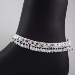 handmade kothumali Die Silver Anklets
