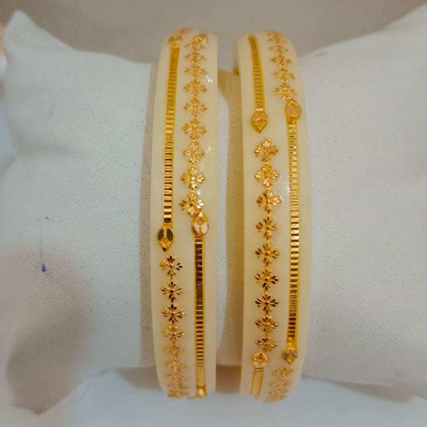 2 Piece gold fancy teliya chudi