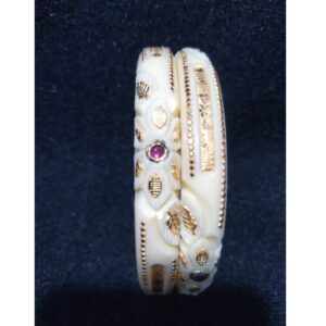 22kt Ras antique Jadtar gold Chudi