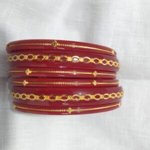 22KT Hallmark Gold Trendy Plastic Bangle