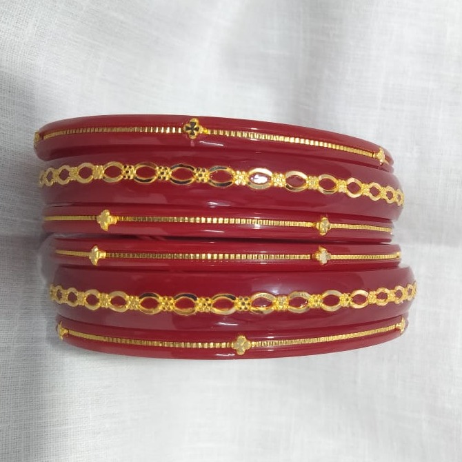 22KT Gold Hallmark Plastic Bangle