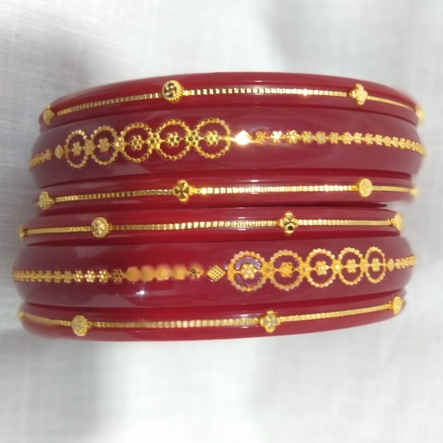 Gold Classic Plastic  Bangle