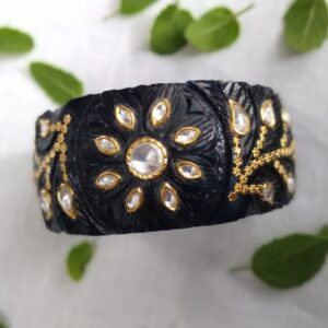92 Gold Plastic bangle Antique