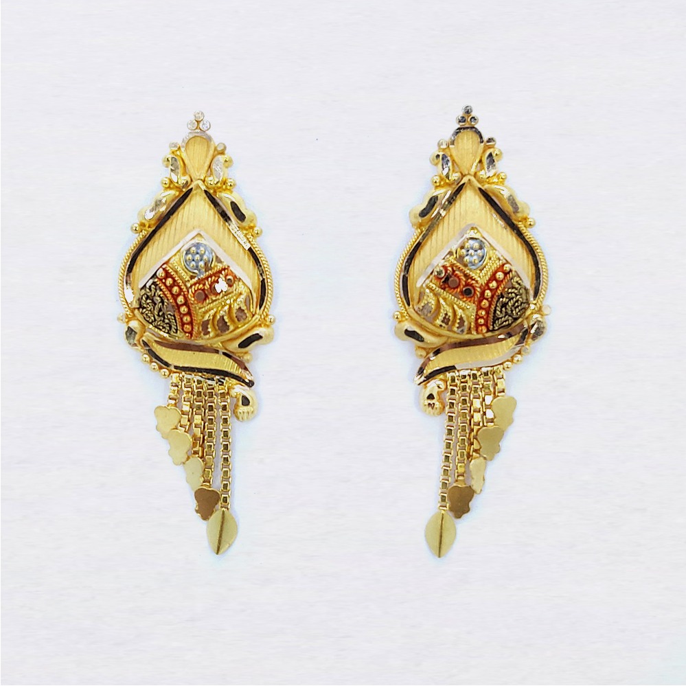 22kt gold fancy earrings pj-e02