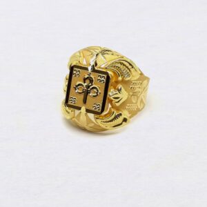 Fancy Design Nazrana Gold Ring PJ-R03