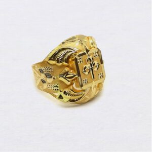 Fancy Design Nazrana Gold Ring PJ-R03