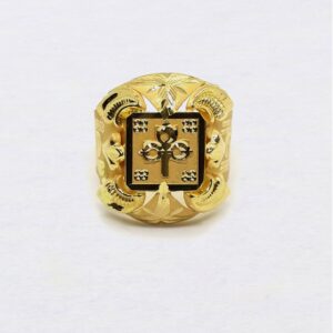 Fancy Design Nazrana Gold Ring PJ-R03