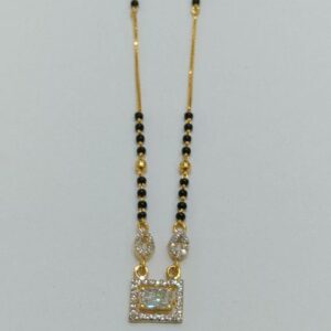 Gold With Diamond Fancy mangalsutra