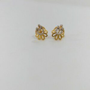 Gold Fancy Top earrings