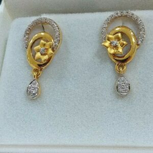 22k Gold Fancy Top Earrings