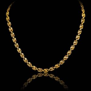 22Kt Gold Hallmark Chain For Men