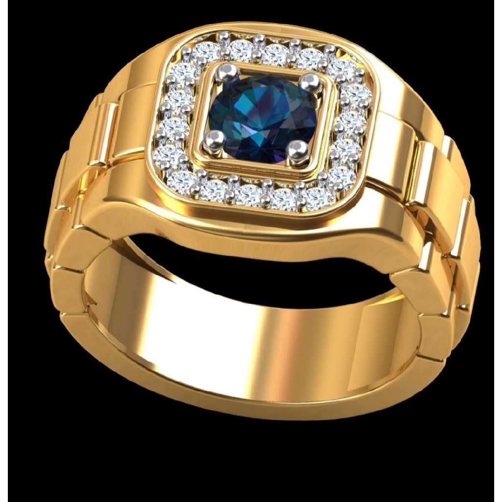 916 Gold Gents ring