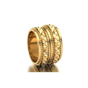 916 gold designer couple ring ARJ-R007