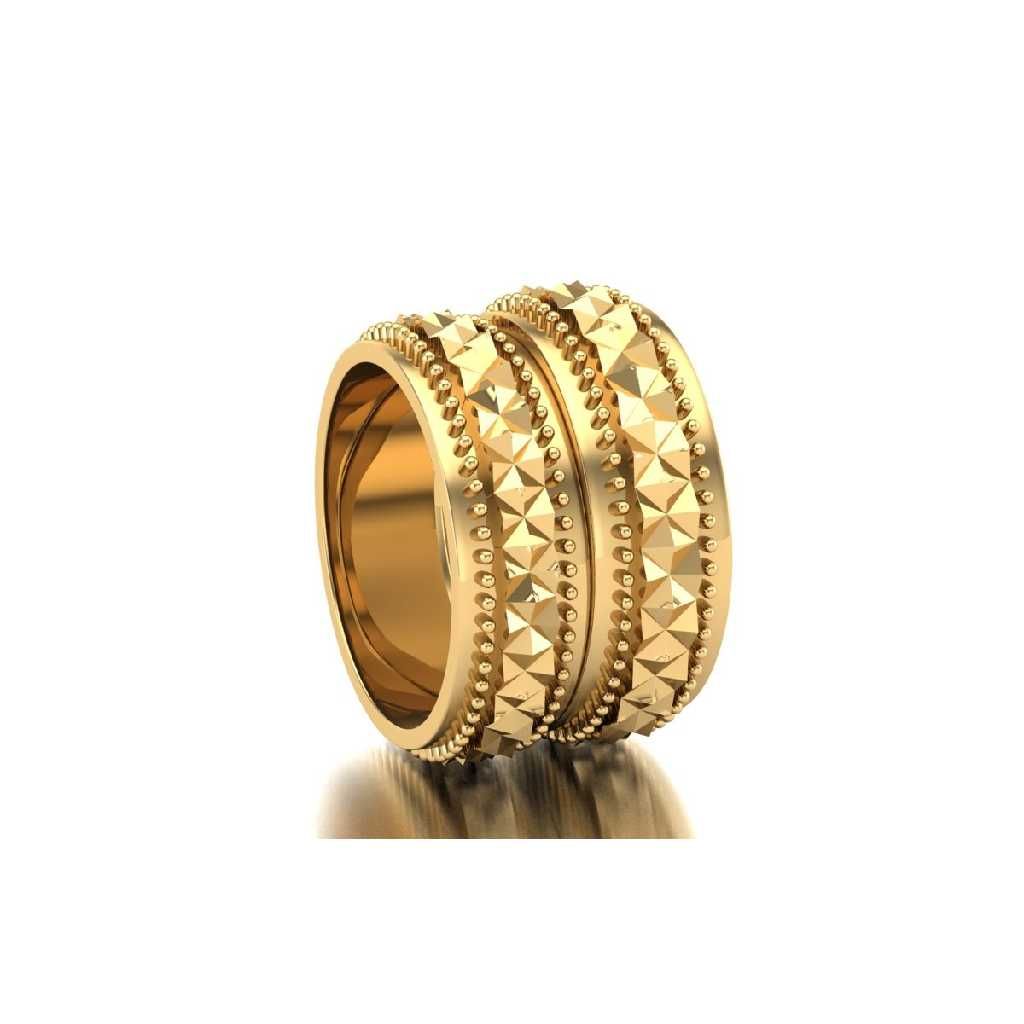 916 gold designer couple ring ARJ-R007