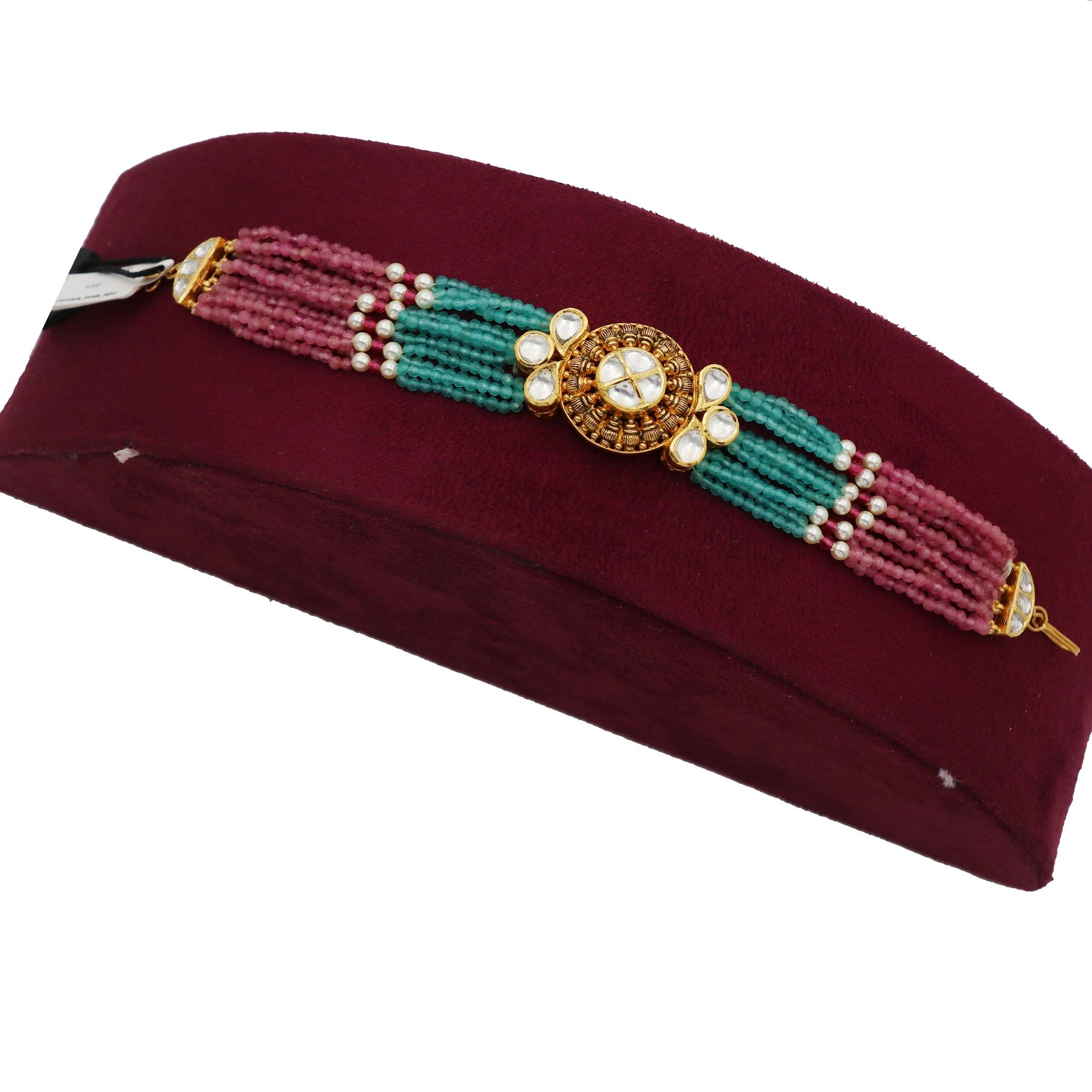 22K Gold Colorful Pocha Bracelet