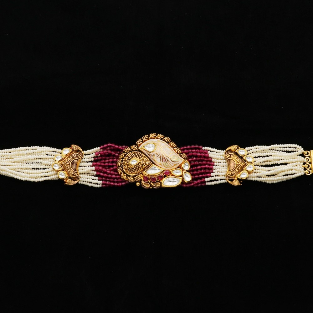 916 Gold Delight Pearl Bracelet AJB51